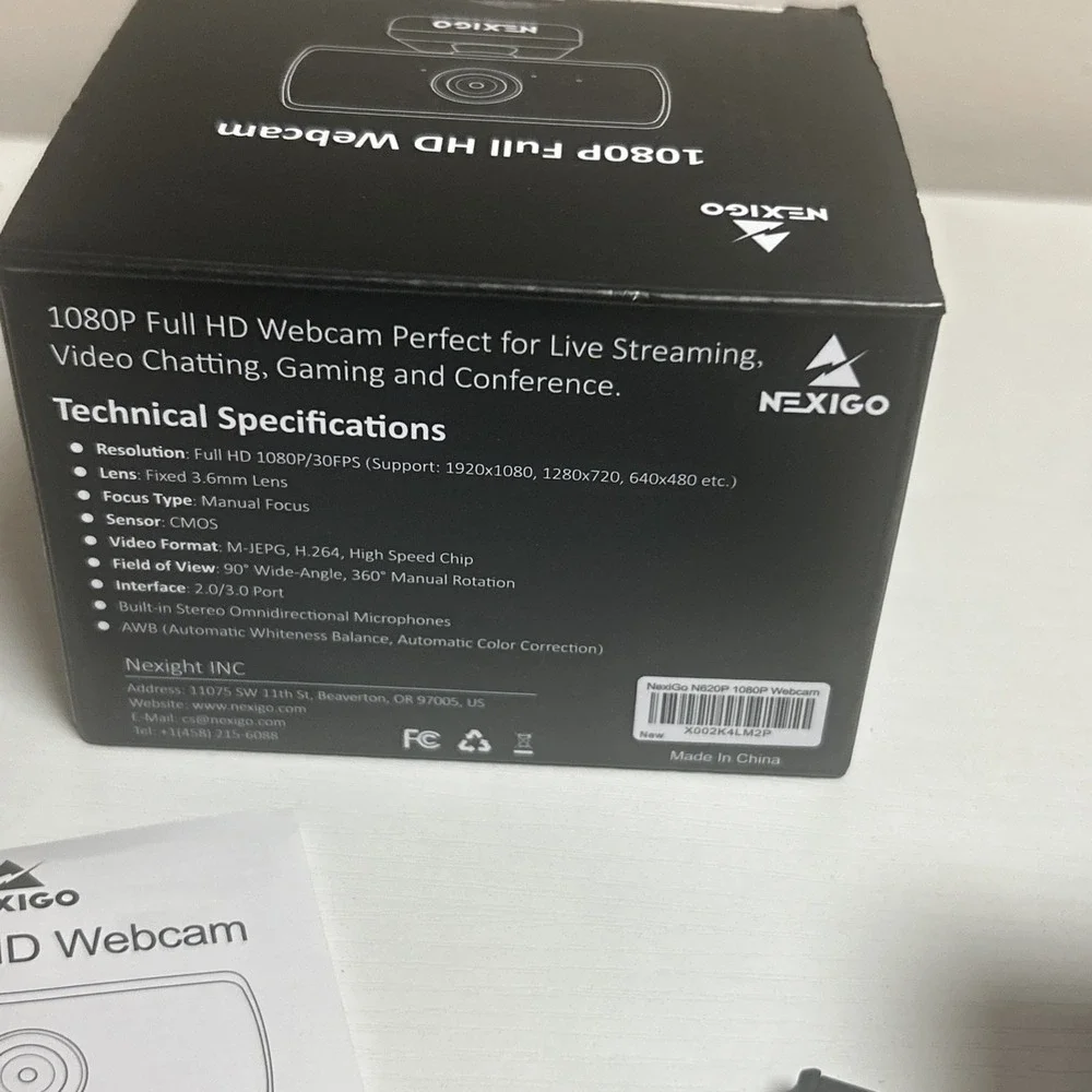 Nexigo 1080P Full‎ HD Webcam
